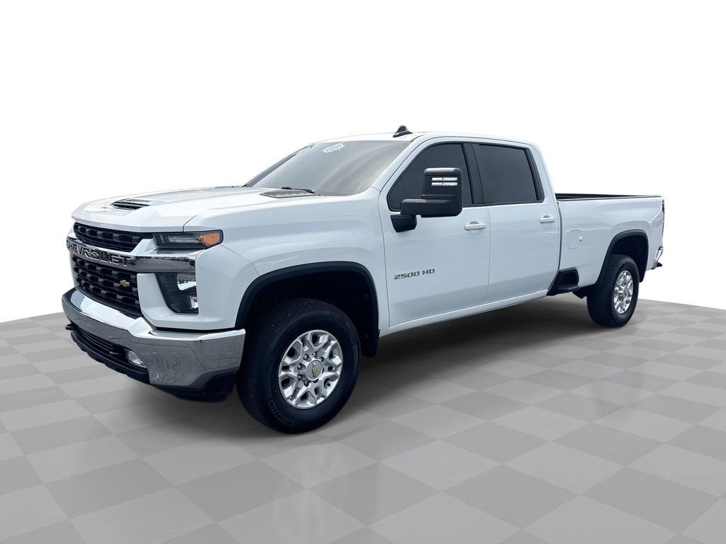 2022 Chevrolet Silverado 2500 HD LT in Summit White — front three-quarter view