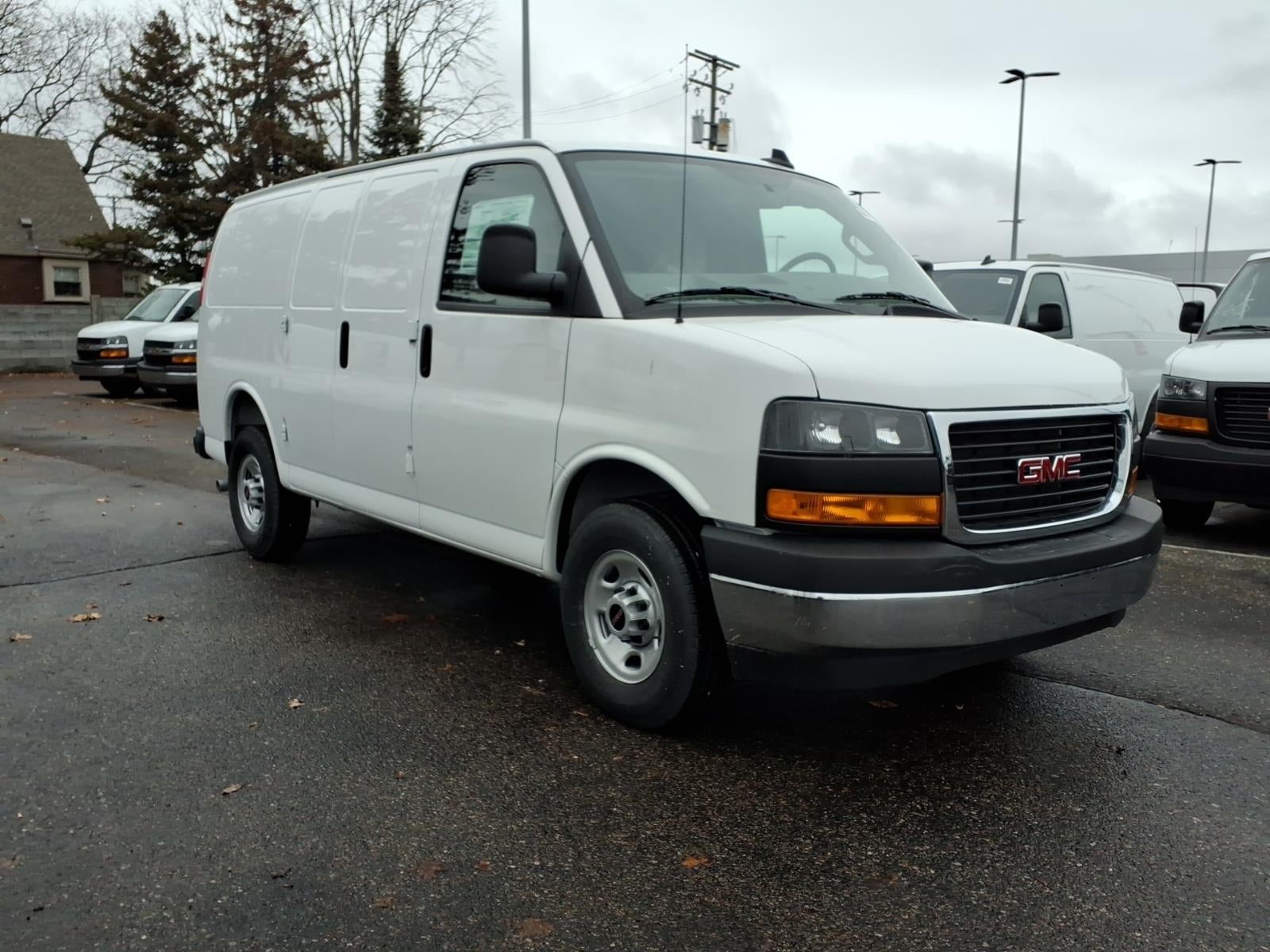 2025 GMC Savana Cargo — rear three-quarter view
