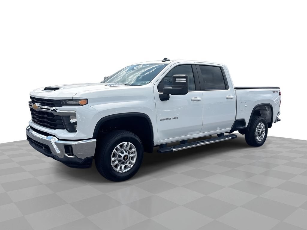 2024 Chevrolet Silverado 2500 HD LT in Summit White — front three-quarter view