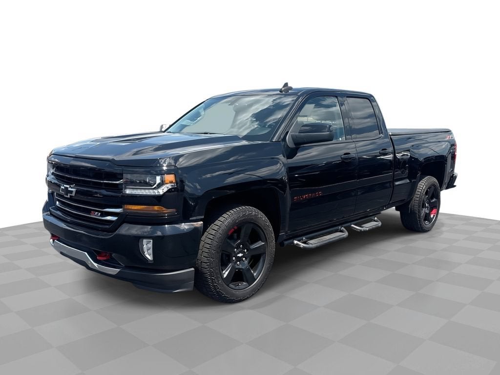 2019 Chevrolet Silverado LD LT in Black — front three-quarter view