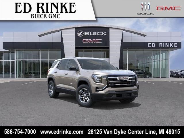 2026 GMC Terrain Elevation in Riverstone Metallic — front three-quarter view
