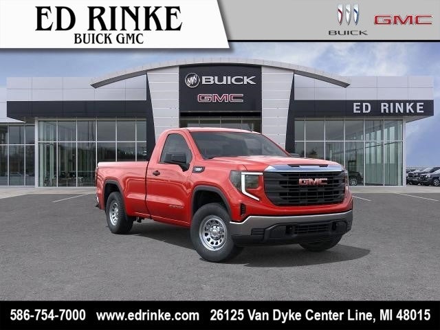 2026 GMC Sierra 1500 Pro in Cardinal Red — front three-quarter view