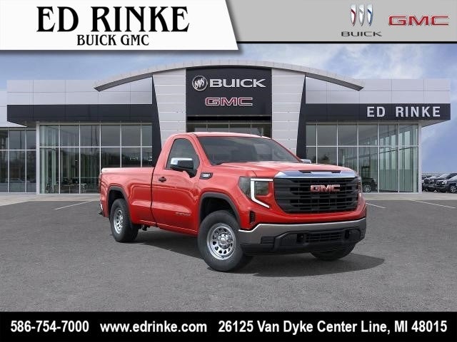 2026 GMC Sierra 1500 Pro in Cardinal Red — front three-quarter view