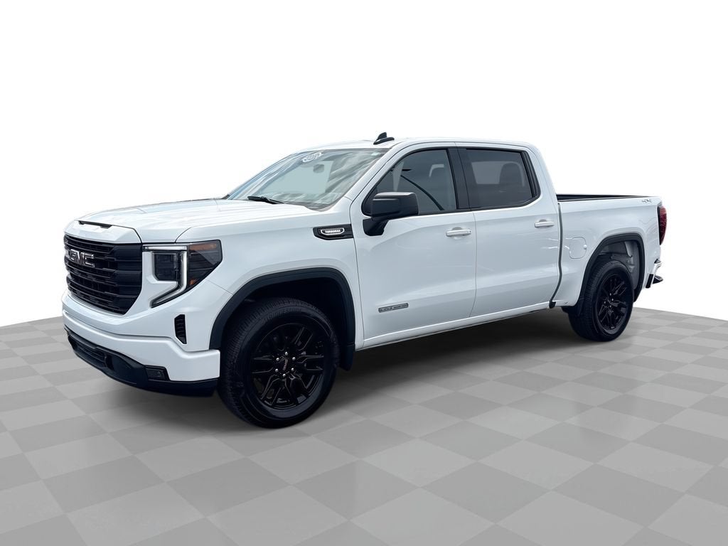 2026 GMC Sierra 1500 Elevation in Summit White — front three-quarter view