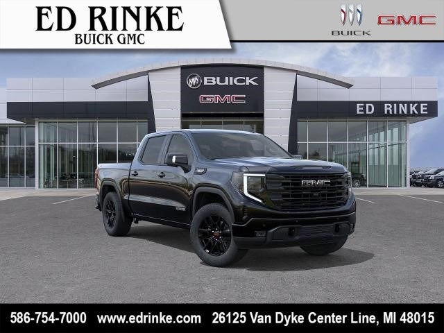 2026 GMC Sierra 1500 Elevation in Onyx Black — front three-quarter view