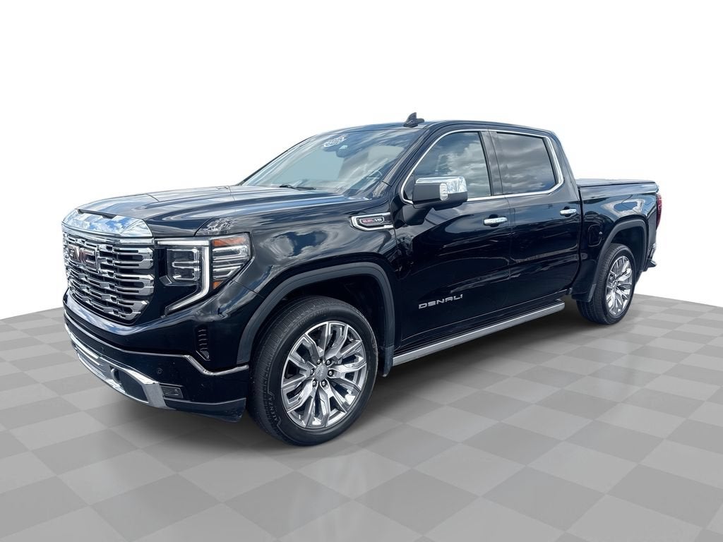 2023 GMC Sierra 1500 Denali in Onyx Black — front three-quarter view