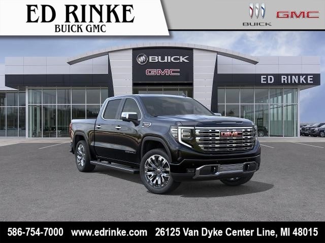 2026 GMC Sierra 1500 Denali in Onyx Black — front three-quarter view