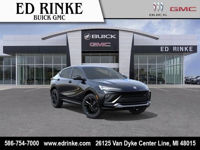 2026 Buick Envista Sport Touring in Ebony Twilight Metallic — front three-quarter view