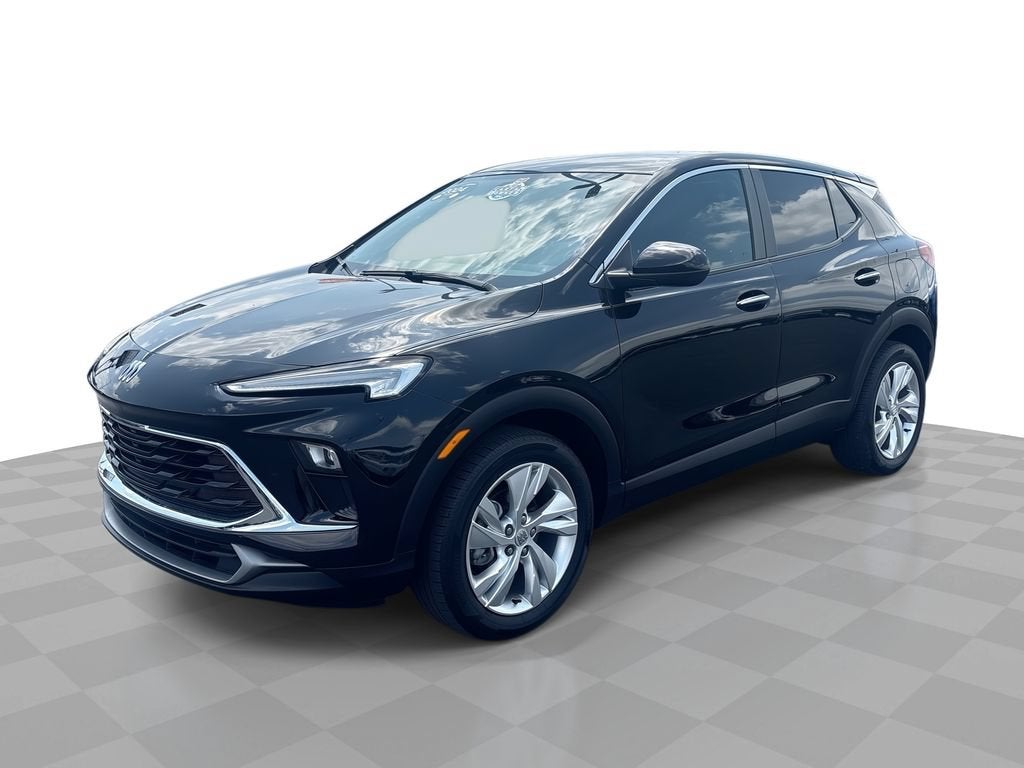 2024 Buick Encore GX Preferred in Ebony Twilight Metallic — front three-quarter view