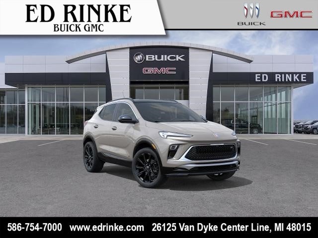 2026 Buick Encore GX Sport Touring in Ceramic — front three-quarter view